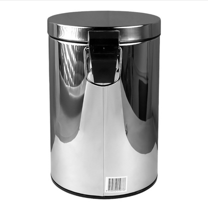 Homeatic Dustbin 7 LTR – Premium Stainless Steel Step-On Waste Bin