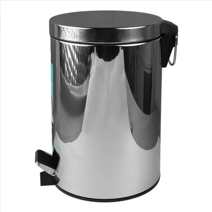 Homeatic Dustbin 7 LTR – Premium Stainless Steel Step-On Waste Bin