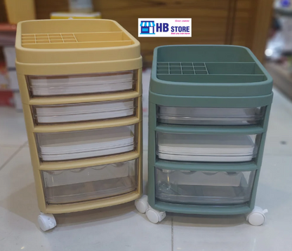 Cosmetic Rack Trolley – Premium Tiered Beauty & Grooming Salon Organizer