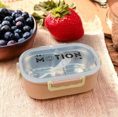Lunch Box SS - Motion – Premium Stainless Steel Multi-Compartment Bento Box