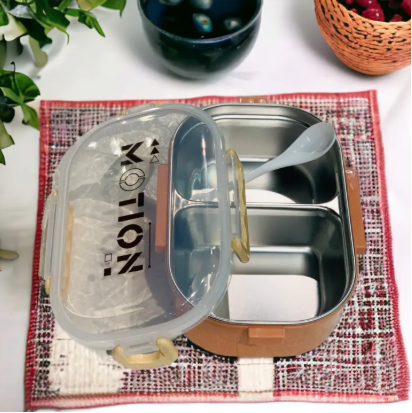 Lunch Box SS - Motion – Premium Stainless Steel Multi-Compartment Bento Box