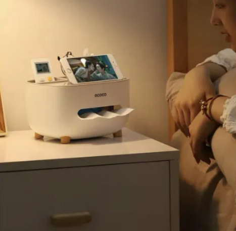 ECOCO Waterproof Toilet Paper Holder Curve