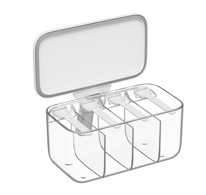 4-in-1 Seasoning Box - White