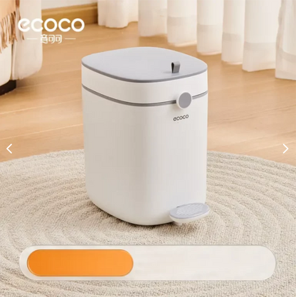 ECOCO Pedal Garbage Can Upgrade Style Small - Grey