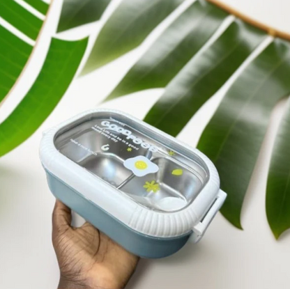 "Good Food" Dual-Compartment Lunch Box