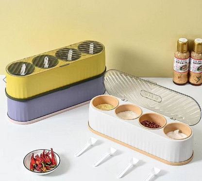 Wonder 4-Grid "Flavor Master" Spice & Masala Station