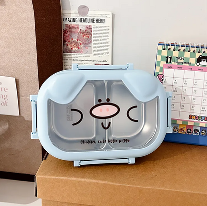 Animal Puppy Stainless Steel Lunch Box