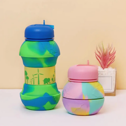 Silicone Collapsible Water Bottle - 550 ML