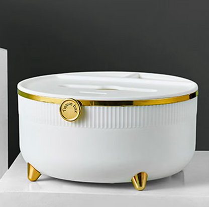 Luxury Tissue Box with Remote Holder