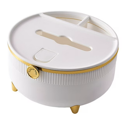 Luxury Tissue Box with Remote Holder