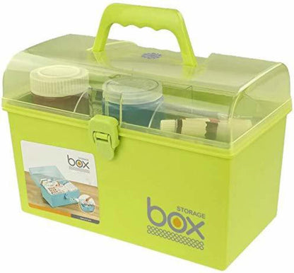 Storage Box Large (Square) – Premium Multi-Purpose Organizer with Tiered Tray