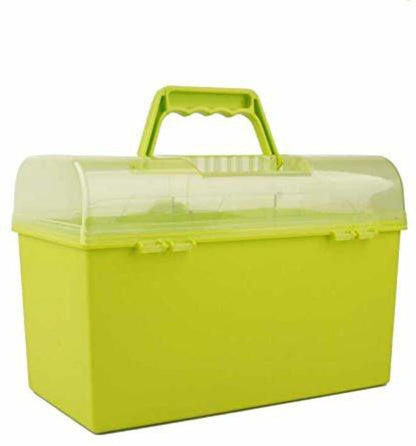 Storage Box Large (Square) – Premium Multi-Purpose Organizer with Tiered Tray