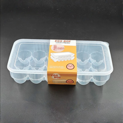 Egg Box Lock Fresh – Premium Airtight Stackable Refrigerator Organizer