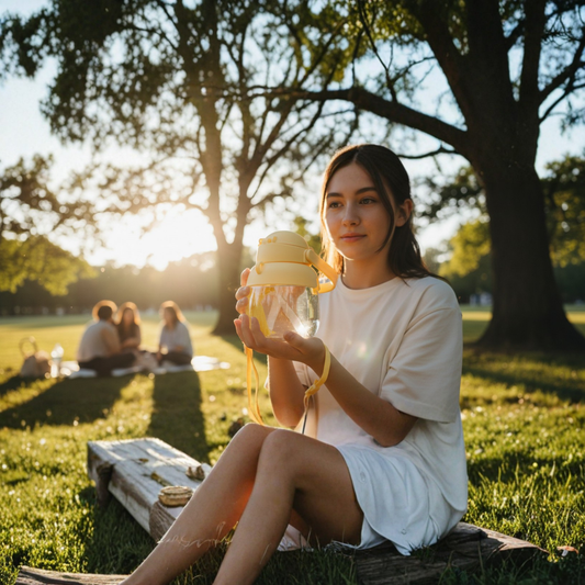 Pot Bellied Cup Water Bottle