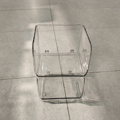 Acrylic Stackable Basket – Premium Clear Multi-Use Storage Organizer