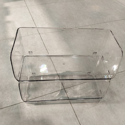 Acrylic Stackable Basket – Premium Clear Multi-Use Storage Organizer