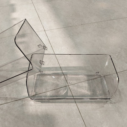 Acrylic Stackable Basket – Premium Clear Multi-Use Storage Organizer