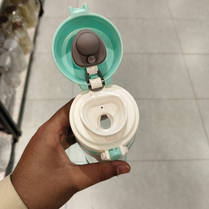 Glass Bottle (This Is My Bottle) Blue – Premium One-Click Hydration Jar