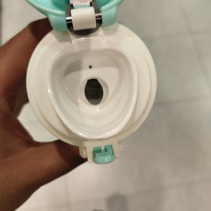 Glass Bottle (This Is My Bottle) Blue – Premium One-Click Hydration Jar