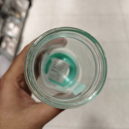 Glass Bottle (This Is My Bottle) Blue – Premium One-Click Hydration Jar