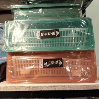 Spoon Box – Hygienic Desktop Cutlery Organizer with Protective Lid