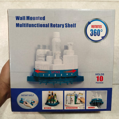 Revolving Corner – Premium Wall-Mounted Multifunctional Rotary Shelf