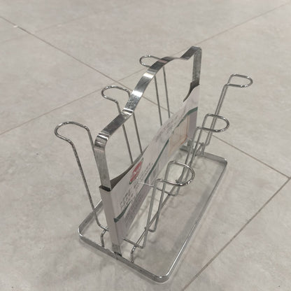 Glass Rack / Holder (Steel) – Premium Multi-Compartment Kitchen Organizer