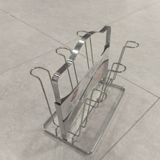 Glass Rack / Holder (Steel) – Premium Multi-Compartment Kitchen Organizer