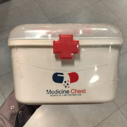 Medicine Chest White/Pink – Premium Health & Life Storage Box