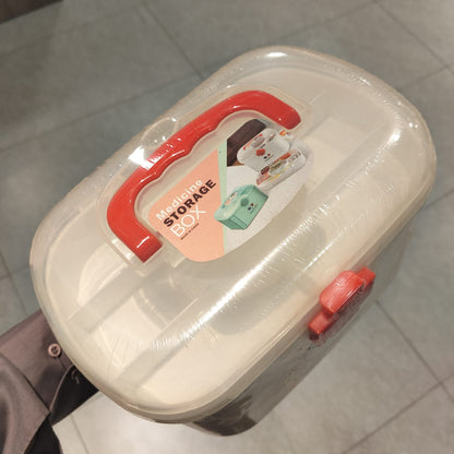 Medicine Chest White/Pink – Premium Health & Life Storage Box