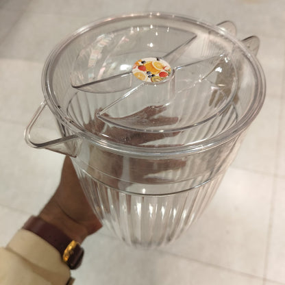 Premium Water Jug Cone – Elegant Ribbed Beverage Server