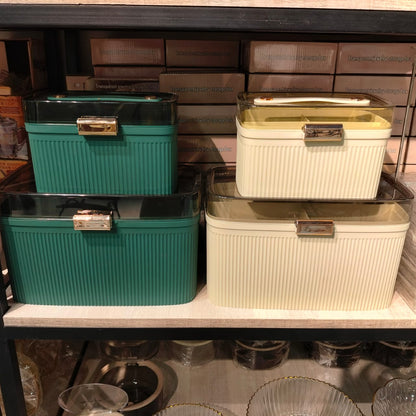 Plastic Storage Box / Jewellery Organizer with Lid – Multipurpose Organizer