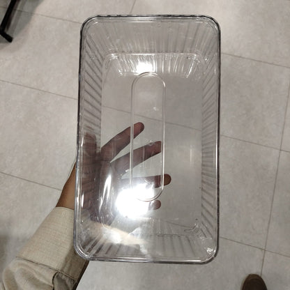 Taiwan Tissue Box – Premium High-Clarity Ribbed Acrylic Organizer