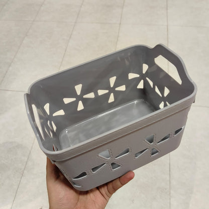 Multi-Purpose Storage Box – Stackable Home & Office Organizer with Integrated Handles for Kitchen