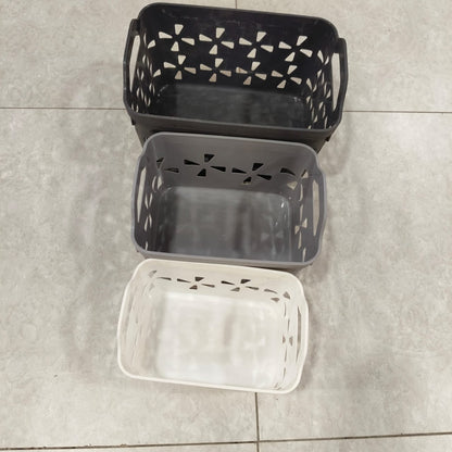 Multi-Purpose Storage Box – Stackable Home & Office Organizer with Integrated Handles for Kitchen