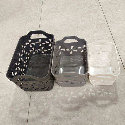 Multi-Purpose Storage Box – Stackable Home & Office Organizer with Integrated Handles for Kitchen