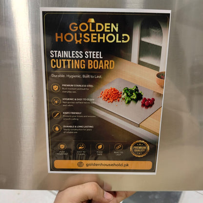 Stainless Steel Cutting Board - L-Edged Cutting Board 3 Sizes