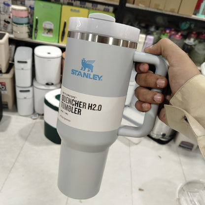 Stanley-Style Tumbler with Handle & Straw – 40oz / 1200 ML
