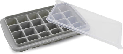 Ice Tray with Protective Lid – 18 & 24 Cube Options