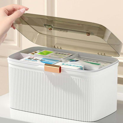 Plastic Storage Box / Jewellery Organizer with Lid – Multipurpose Organizer