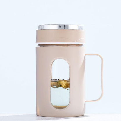 Office Cup – Double-Layer Glass & Insulated Mug