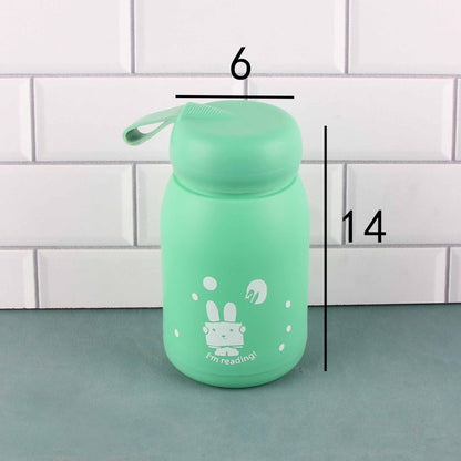 Plastic Shell Lovely Rabbit Glass Cup – Premium Kids’ Insulated Travel Tumbler