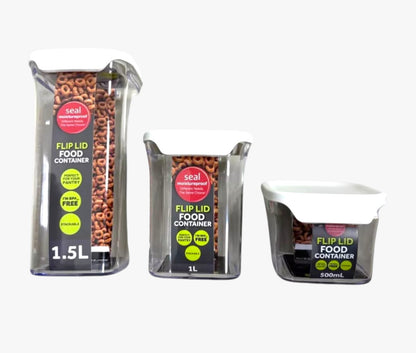 Jar Small Flip Lid Food Container – Premium Airtight Kitchen Storage Jar