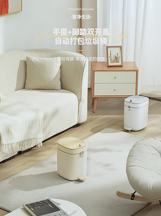 ECOCO Pedal Garbage Can Upgrade Style Small - Grey