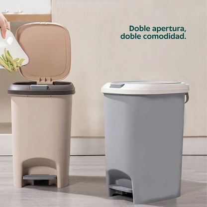 PALERMO Trashcan Dustbin 20 Liter, 25 Liter Capacity (Grey) (Beige)
