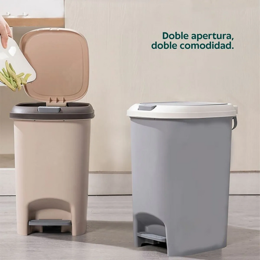 PALERMO Trashcan Dustbin 20 Liter, 25 Liter Capacity (Grey) (Beige)